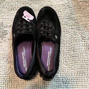 Skechers flat memory foam slip ons